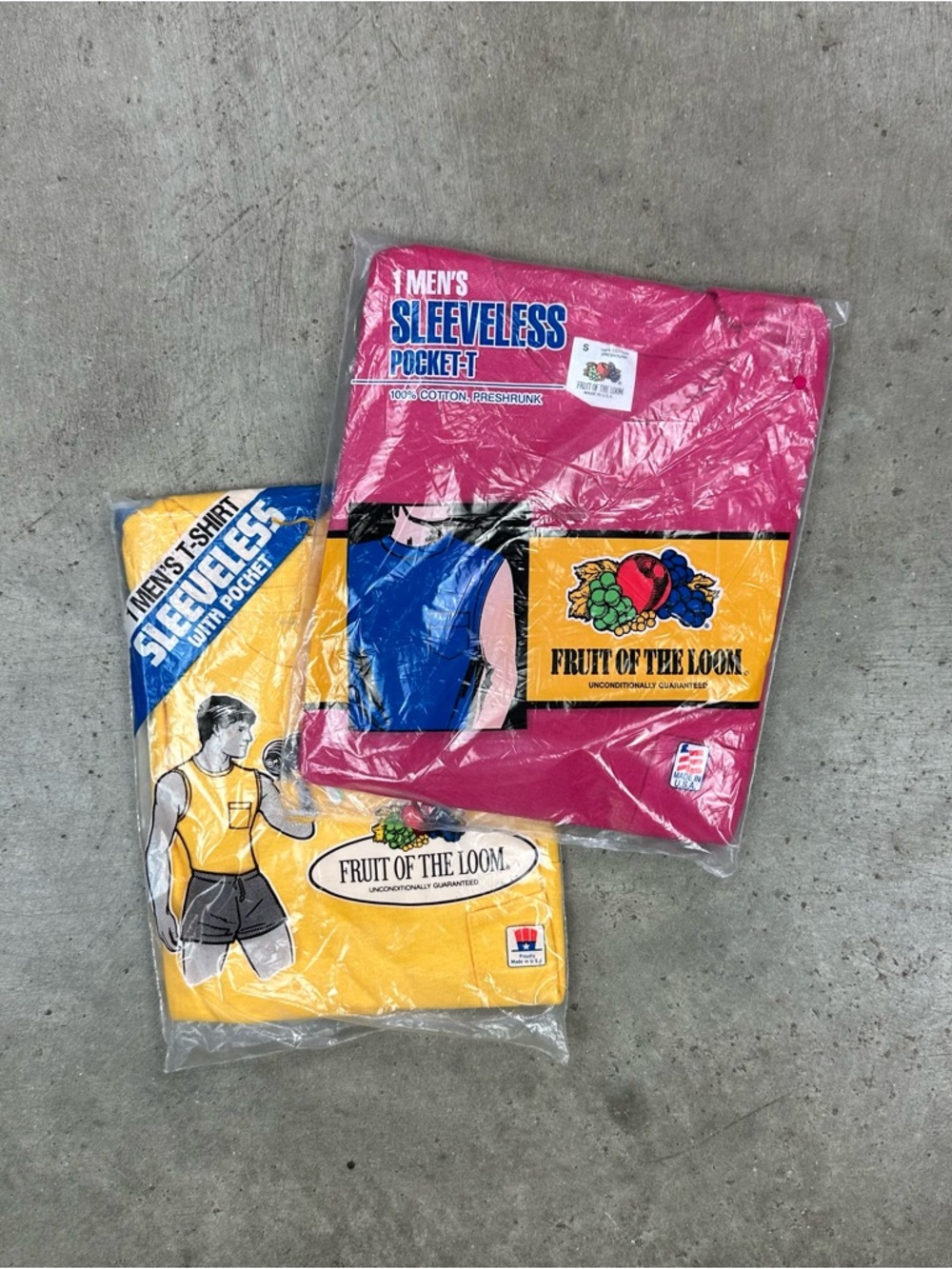 Vintage Deadstock Sleeveless Pocket T-Shirts